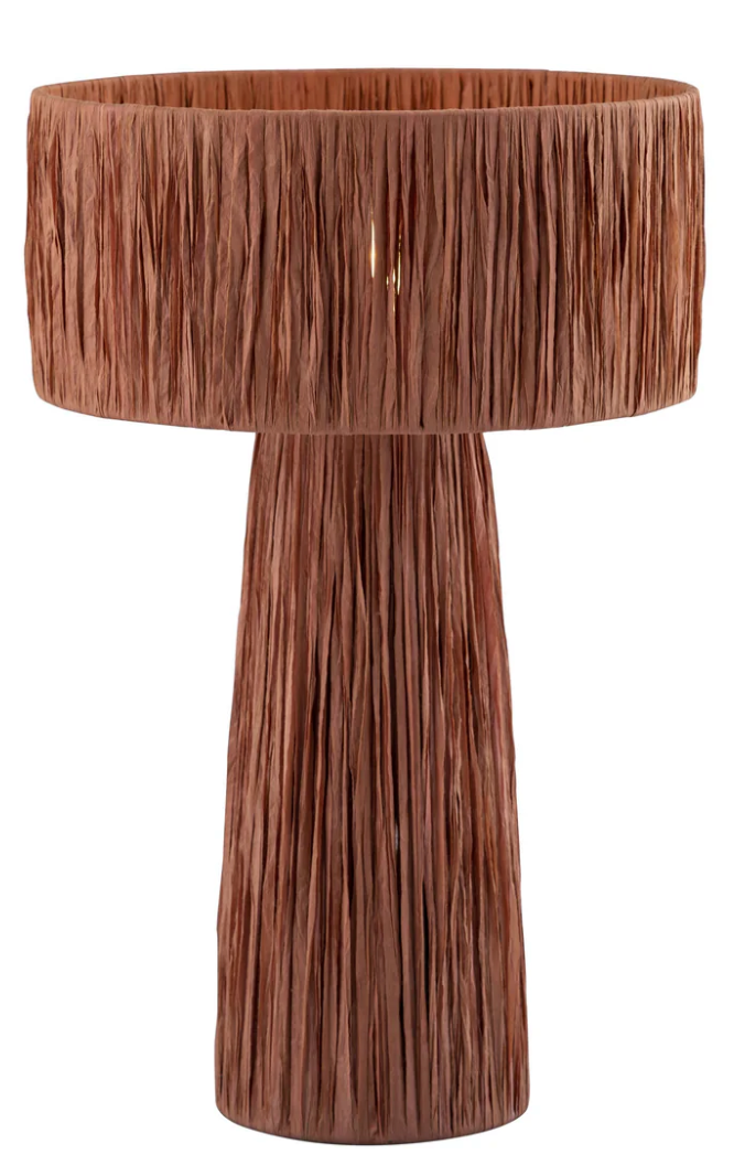Shelby Raffia Table Lamp