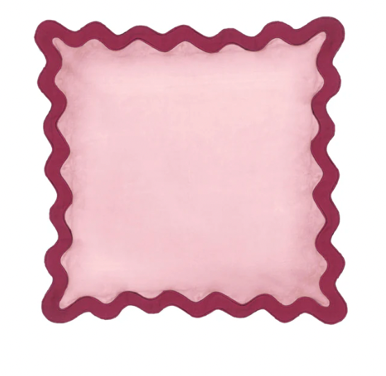 Cojín Scalloped Edge 24" Square Throw Pillow