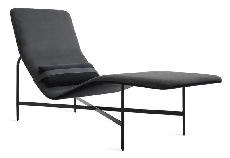 Deep Thoughts Leather Chaise