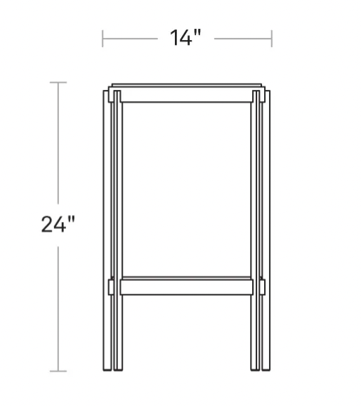 Comehither Long and Low Console Table