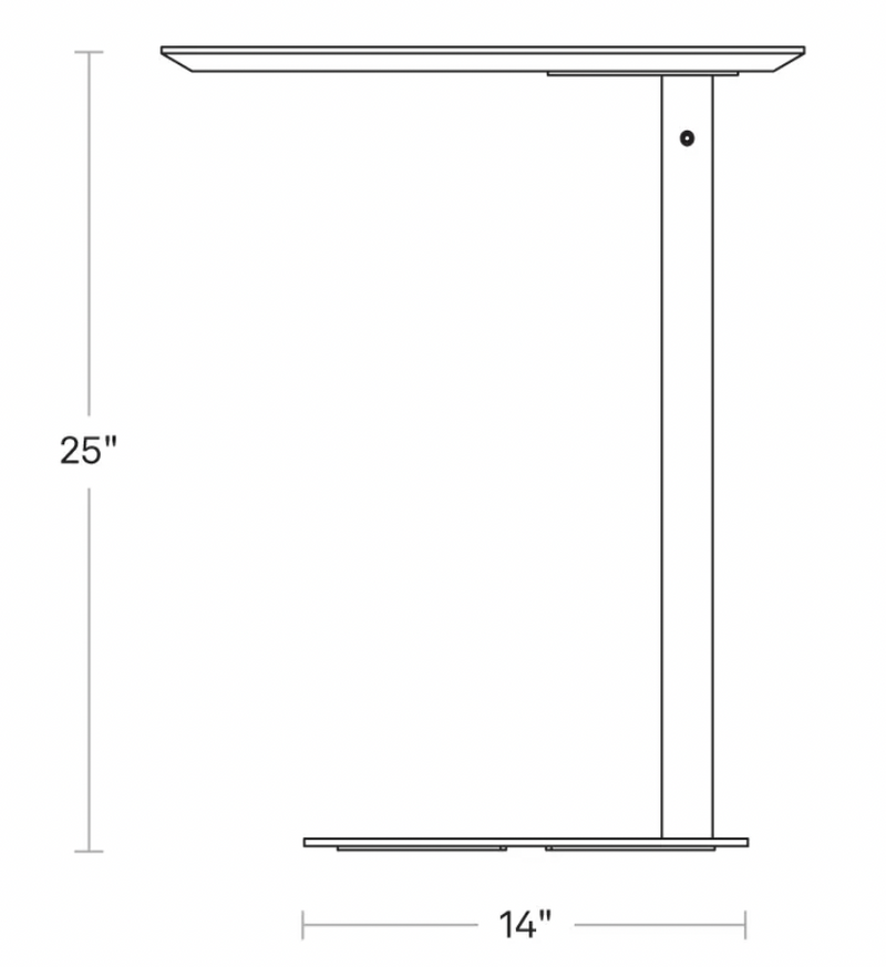 Swole Wood Tall Table