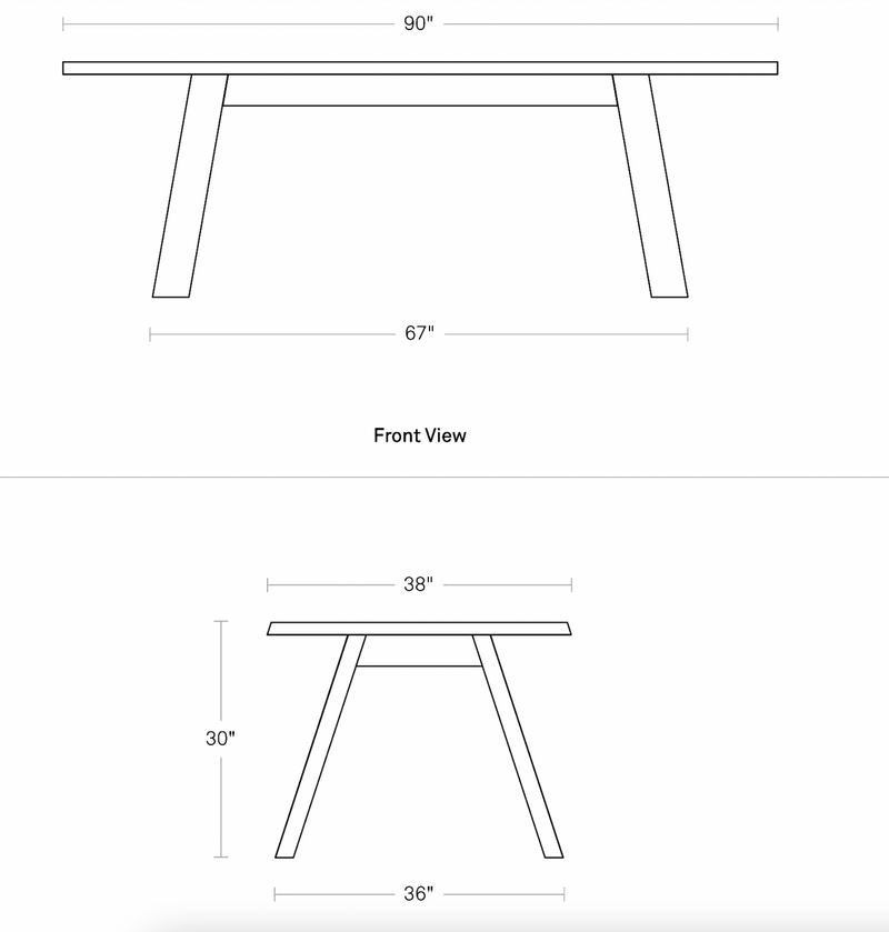 A Walk in the Park Dining Table