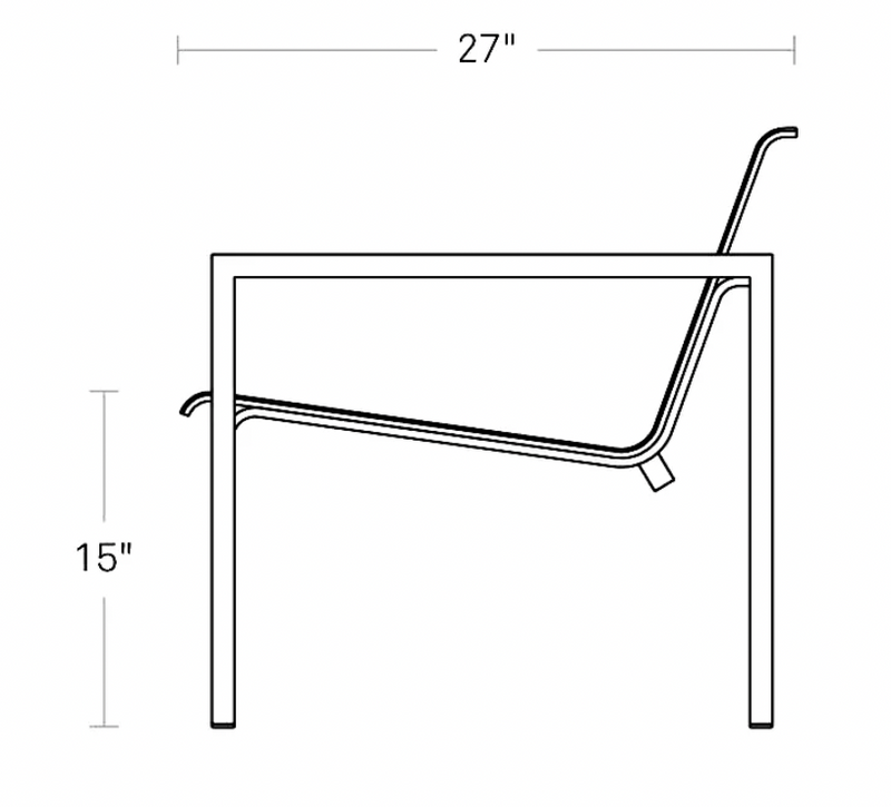 Skiff Outdoor Lounge Chair