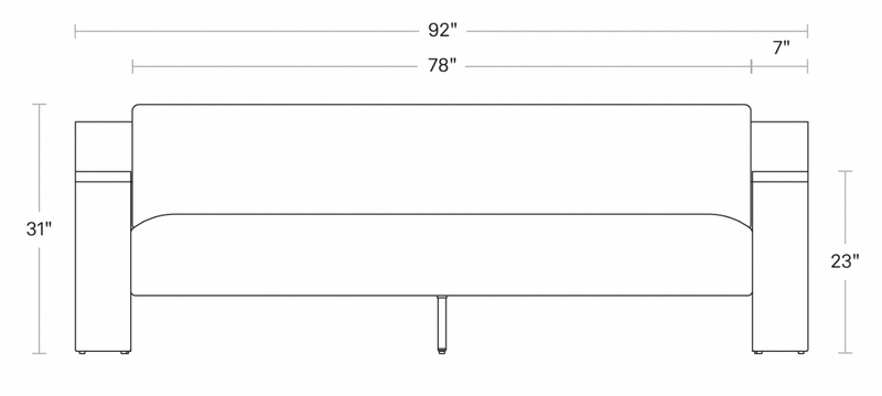 Ridge Outdoor Sofa