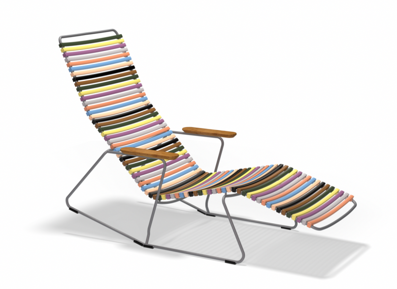 CLICK SUNROCKER With Armrests in bamboo