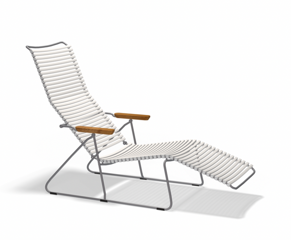 CLICK SUNLOUNGER with armrests