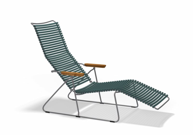 CLICK SUNLOUNGER with armrests