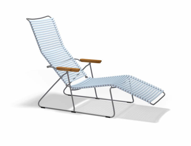 CLICK SUNLOUNGER with armrests