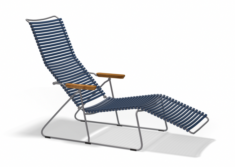 CLICK SUNLOUNGER with armrests