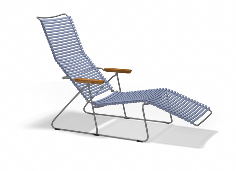 CLICK SUNLOUNGER with armrests