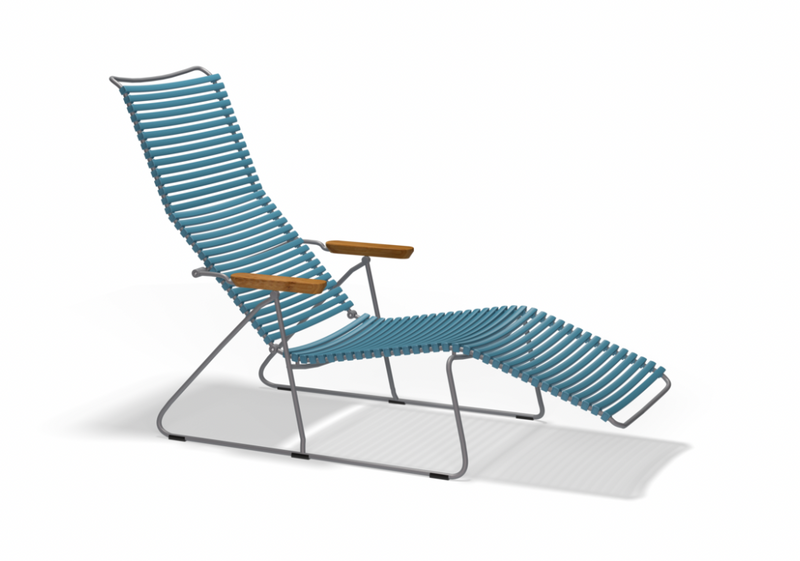 CLICK SUNLOUNGER with armrests