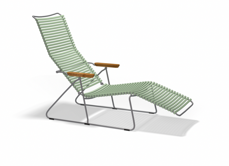 CLICK SUNLOUNGER with armrests