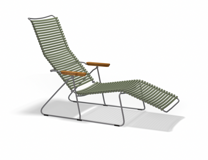 CLICK SUNLOUNGER with armrests