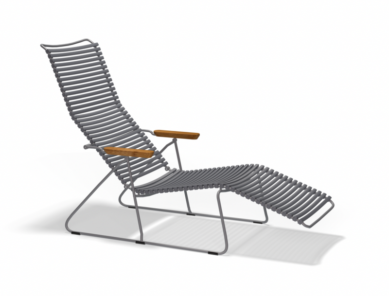 CLICK SUNLOUNGER with armrests