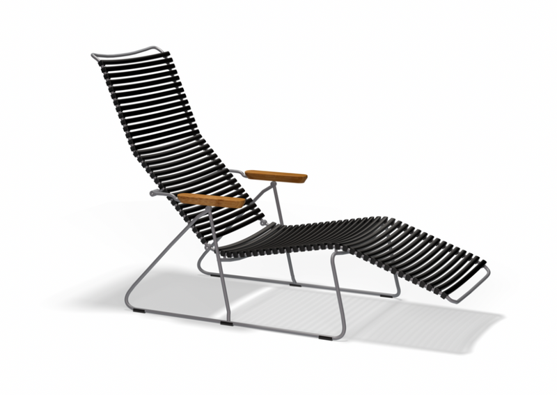 CLICK SUNLOUNGER with armrests