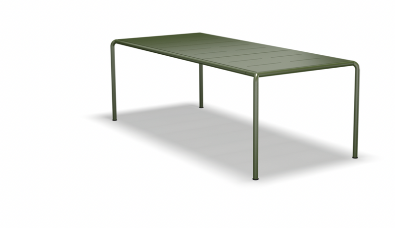 AVANTI Dining table // 222x98 // Aluminum