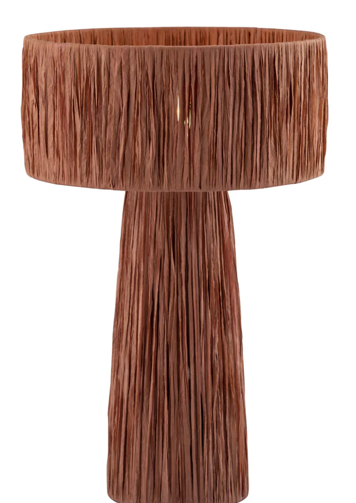 Shelby Raffia Table Lamp