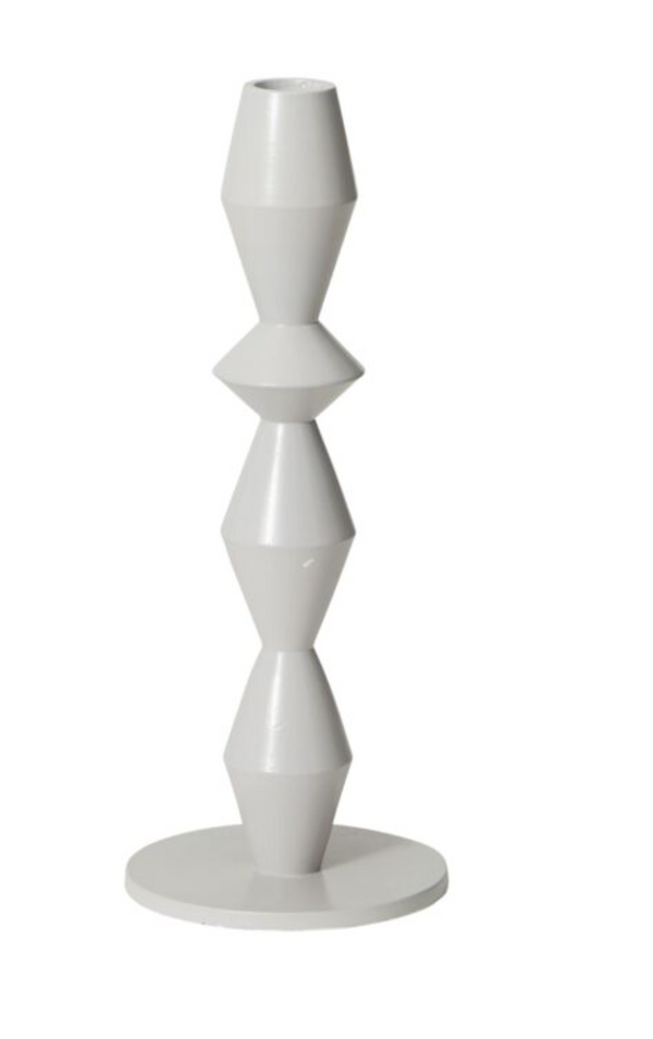 Amatista Grey Candlestick Small