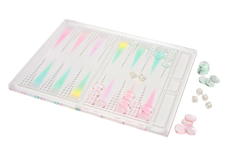 Lucite Backgammon