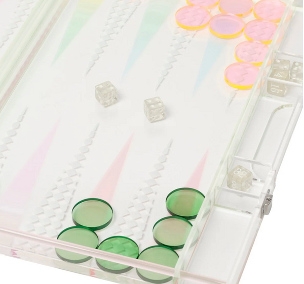 Lucite Backgammon