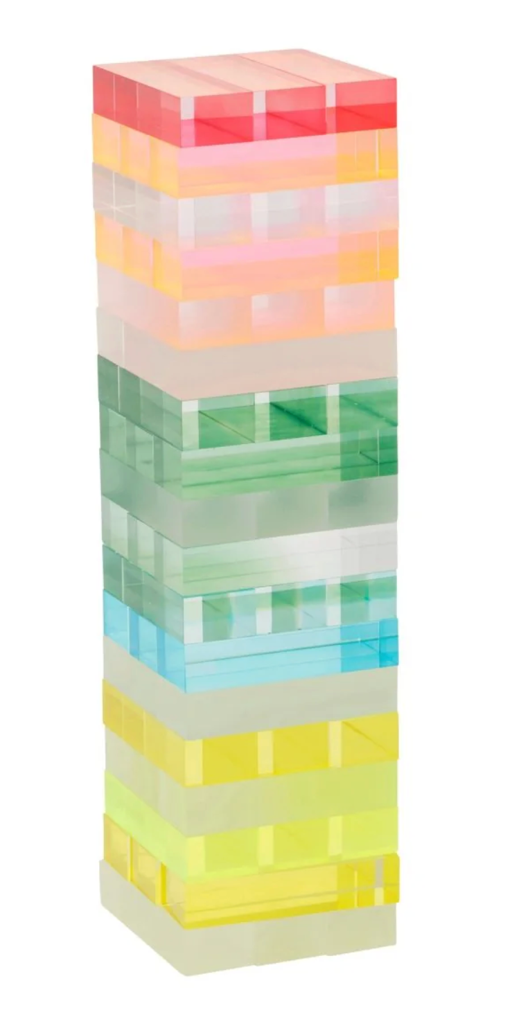 Lucite Jumbling Tower - Ombre