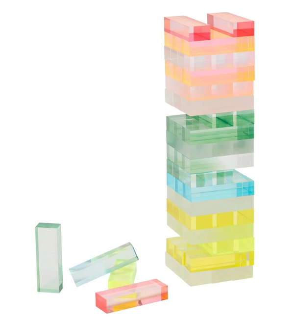 Lucite Jumbling Tower - Ombre